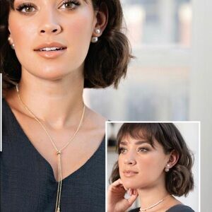 Park Lane Braelyn Gold/ pearl Necklace